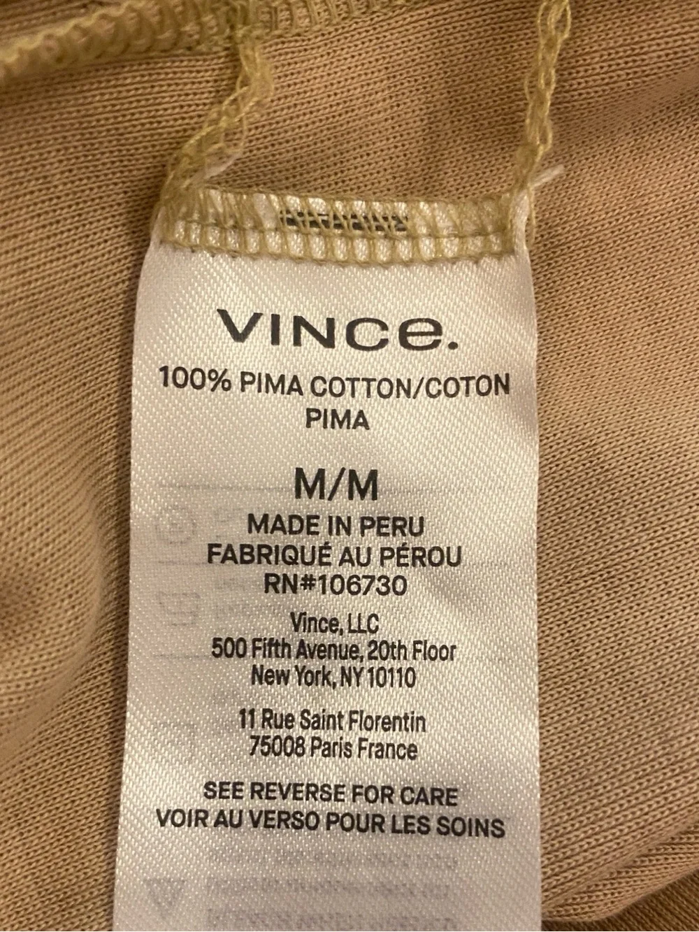 Vince Tan Long Sleeve Collared Polo Midi Long Shirt Dress NEW size medium - Picture 7 of 15